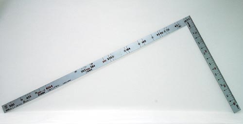 曲尺ツーバイフォー シルバー 2×4/50cm
