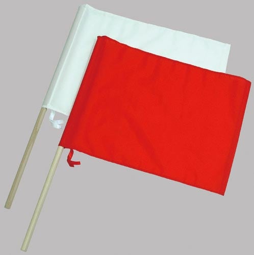 旗 工事用 ナイロン製 2本組 小