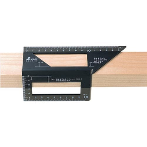 一発止型定規 ポリカーボネート