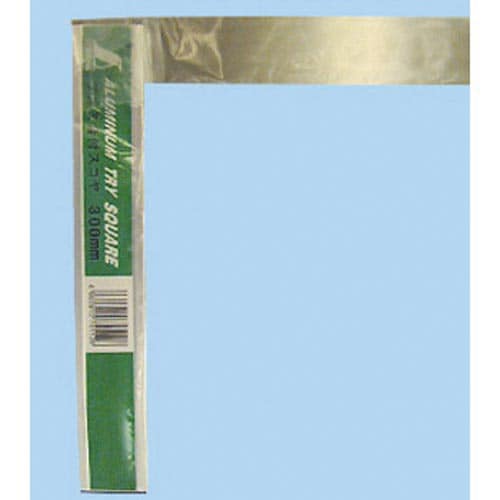 アルミ台付スコヤ 30cm 目盛なし