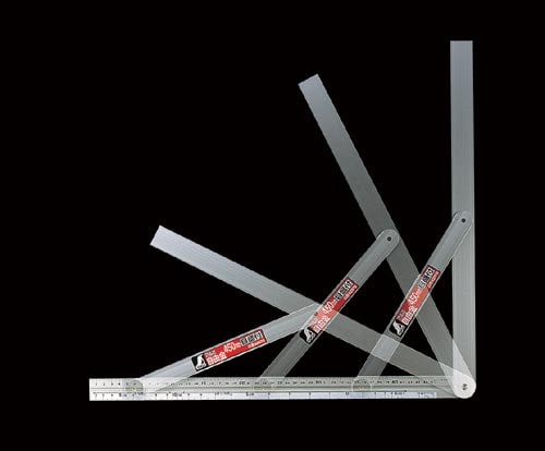アルミ自由金 45cm 勾配目盛 筋交付