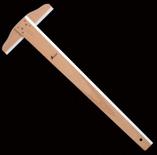 T型定規 木製 60cm