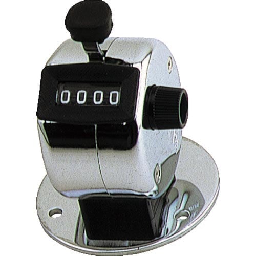 古里 台付数取器 4桁