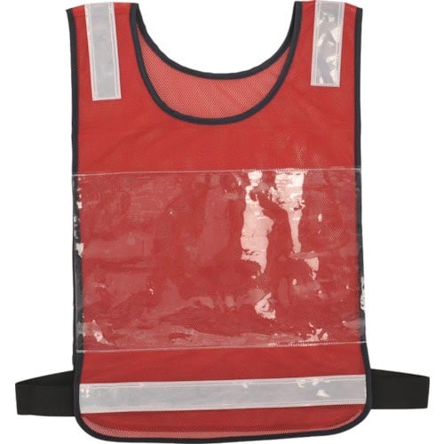 スリーライク メッシュゼッケンベスト レッド