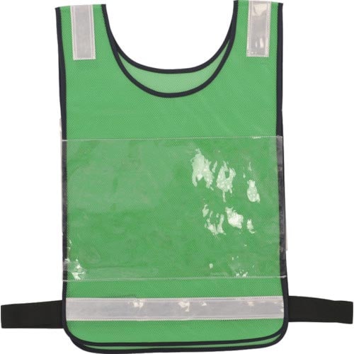 スリーライク メッシュゼッケンベスト 蛍光グリーン