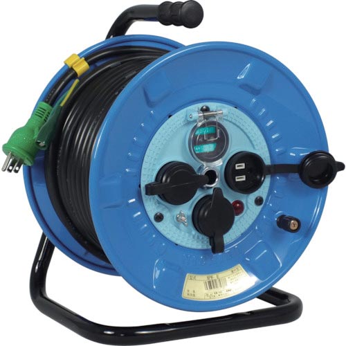 日動 電工ドラム 防雨防塵型100Vドラム アース