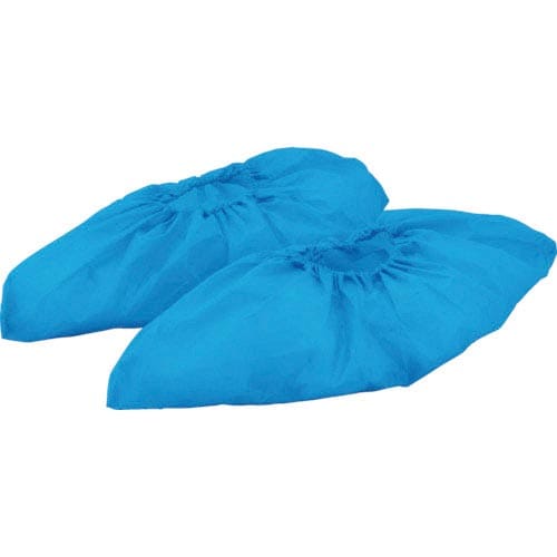 PE使い捨てシューズカバー ブルー 50足入