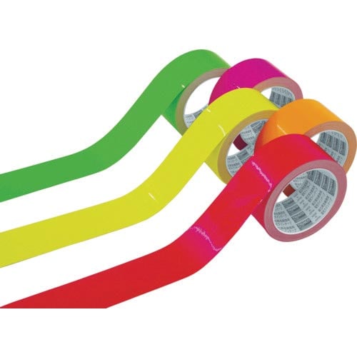 TRUSCO 蛍光ラインテープ100mmx10m