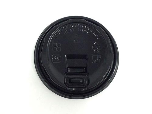 紙カップ用蓋 リフトタイプ80φ 黒 1000枚入