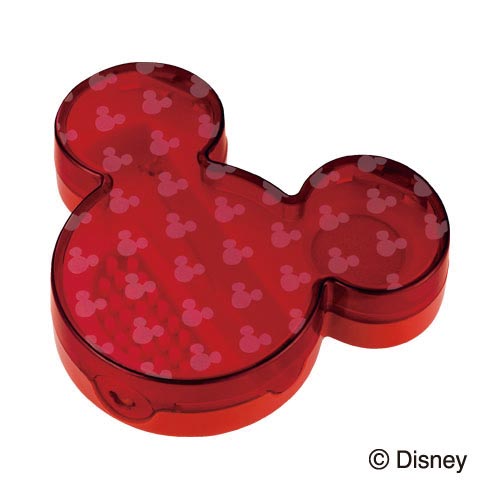 印章ケース ミッキー レッド