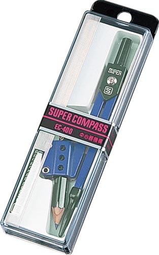 コンパス 鉛筆用 紺 10本入