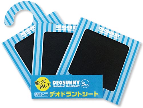 消臭シート デオドラントシート 3枚入×5