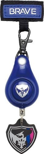 防犯ブザー 軽くて丈夫な防犯ブザー ブルー 2個