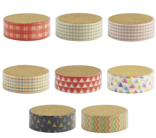 マスキングテープ 15mm 8巻セット3×2