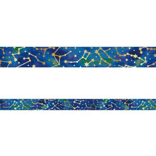 マスキングテープ グラデーション星座15mm10個