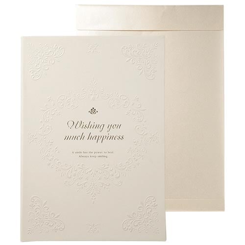 色紙パールダマスク封筒付×3