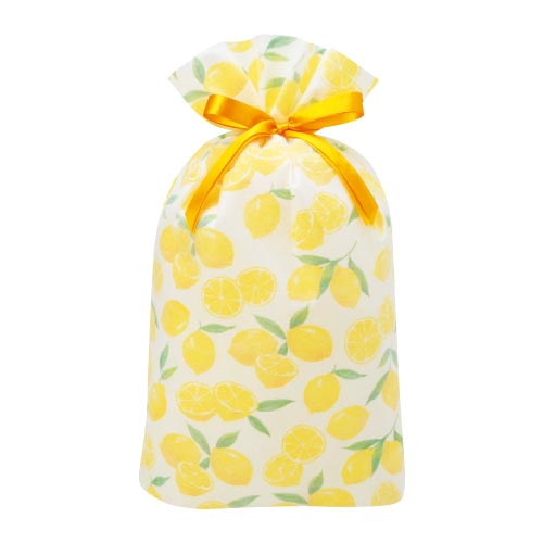 巾着ポライトバッググリタリングレモンL×5