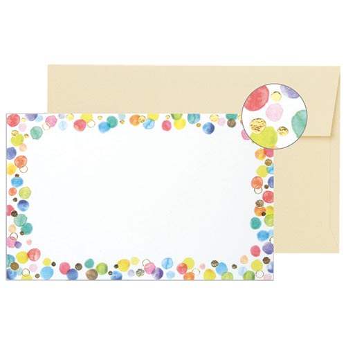 ネームカードグリタリングドット×10