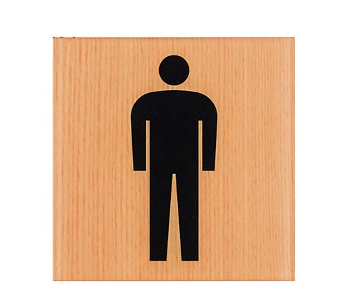 サインプレート 男子マーク A×2