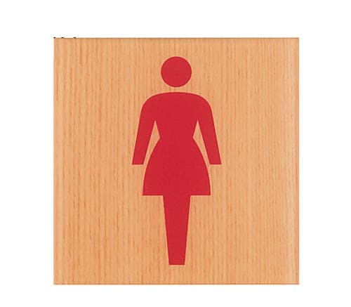 サインプレート 女子マーク A×2