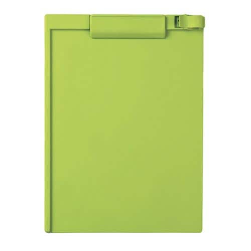 クリップボード A4−E ライトグリーン 縦×4
