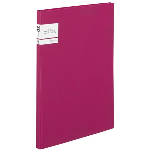 クリアファイルアドワンA4−S 30Pピンク×4