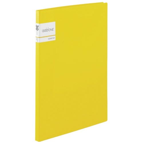 クリアファイル アドワン A4−S 30P 黄×4