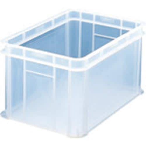 S型透明コンテナ54L透明レッド