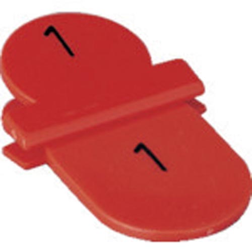 TRUSCO親子札1−10赤