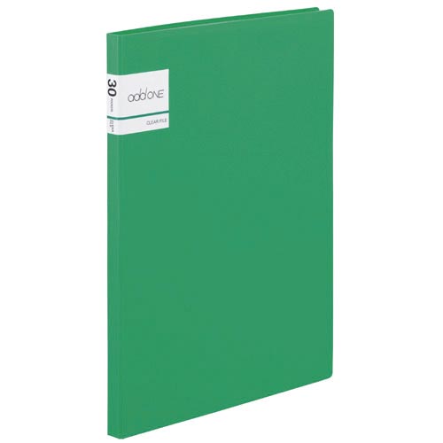 クリヤーホルダー アドワン A4−S 30P 緑
