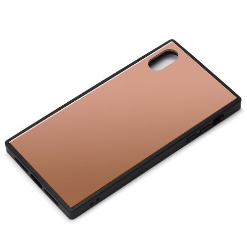 iPhone XS Max用 ガラスHBケース 桃