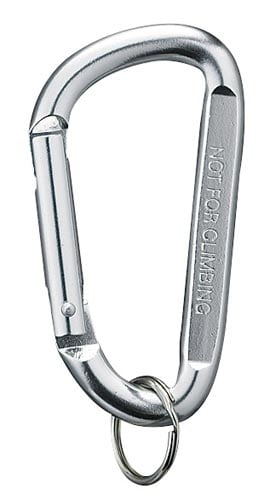 カラビナ シルバー 80mm