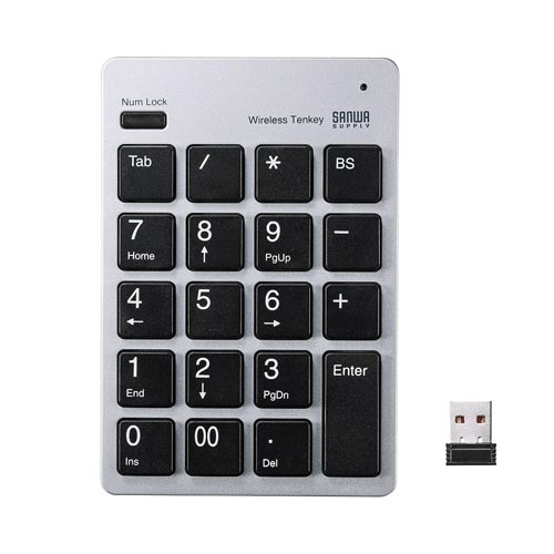 ワイヤレスUSBテンキー