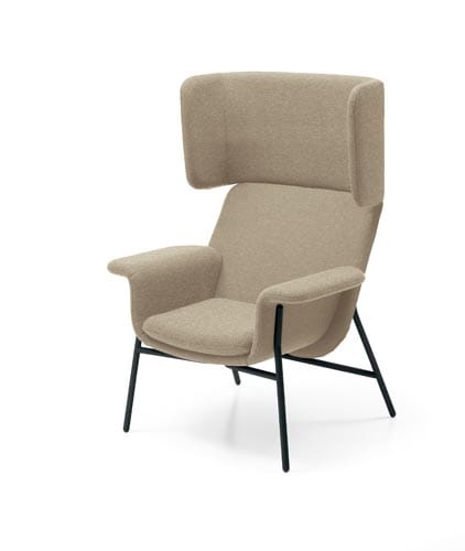 ノーション ハイバック 黒脚 アイボリー