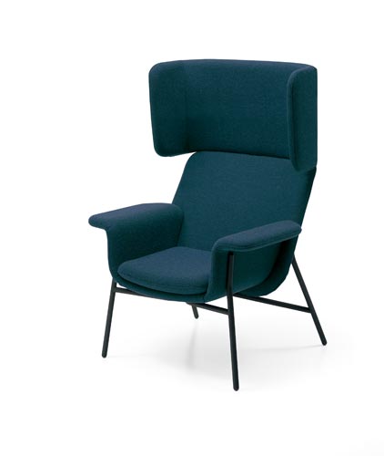 ノーション ハイバック 黒脚 ピーコック