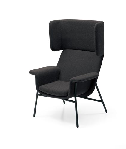 ノーション ハイバック 黒脚 ディムグレー