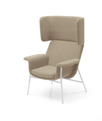 ノーション ハイバック 白脚 アイボリー