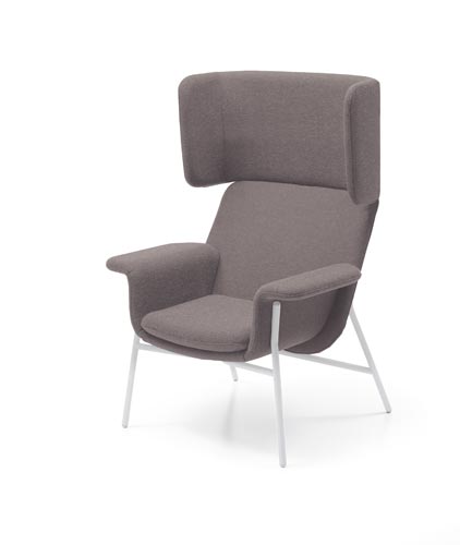 ノーション ハイバック 白脚 アッシュグレー