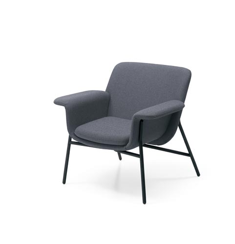 ノーション ローバック 黒脚 ミディアムグレー