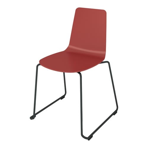 ミケット サークル脚黒 PPシート Pレッド