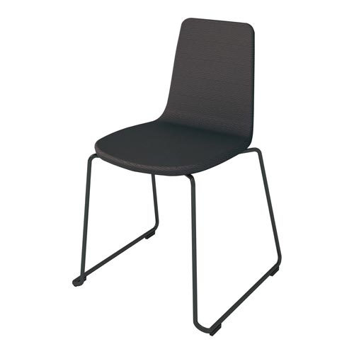 ミケット サークル脚黒 張りぐるみ ブラック