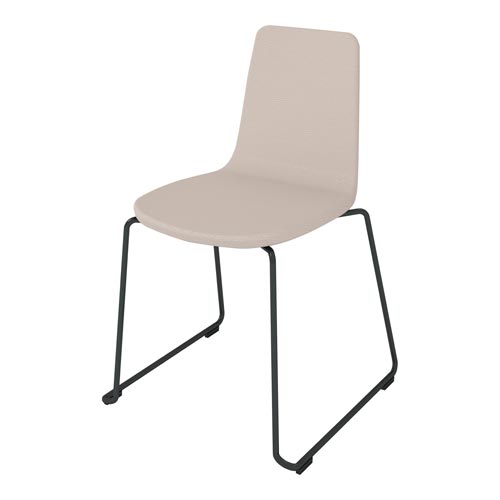 ミケット サークル脚黒 張りぐるみ Bグレー