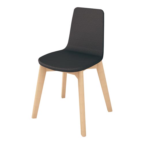 ミケット 木脚 張りぐるみ ブラック