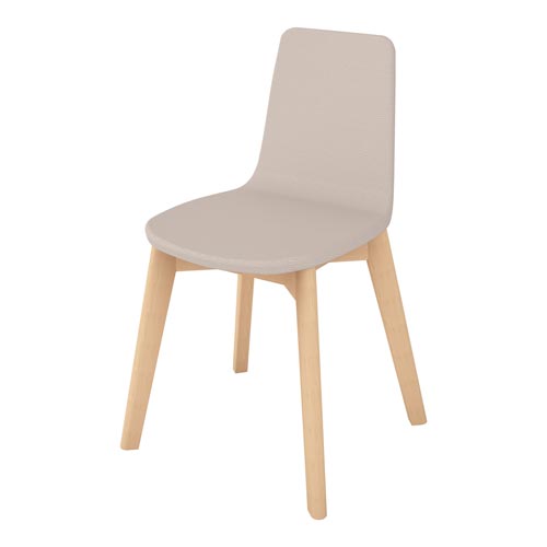 ミケット 木脚 張りぐるみ ブライトグレー