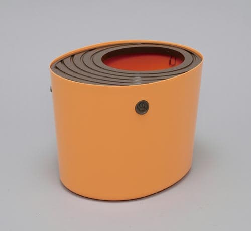 上から猫トイレ プチ PUNT−430 オレンジ