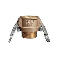 トヨックス カムロック ツインロックタイプカプラー オネジ ブロンズ 21/2インチ 633BBL21/2BR 1個