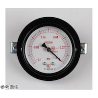 長野 普通形圧力計(Φ60) 真空計(負圧計) 埋込形D枠(取付金具) 0.1ー0MPa AA15123 1個