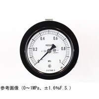 長野 普通形圧力計(Φ75) 埋込形D枠(取付金具) 耐振用 1.6MPa 検査証明書付 AC15131 1個