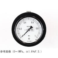 長野 普通形圧力計(Φ75) 埋込形D枠(取付金具)耐振用 2MPa AC15131 1個