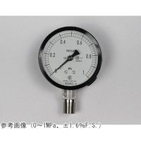 長野 普通形圧力計(Φ75) 立形A枠 0.4MPa 検査証明書付 AC20183 1個
